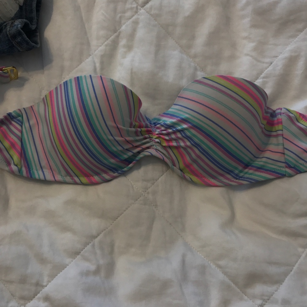 victorias secret bandeau swim top